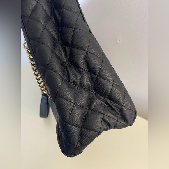 Montana West MEDIUM Tote Bag for Women Quilted Chain Handbags Shoulder Purse - Picture 10 of 10